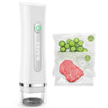 Vacuum Sealer for Food with Visual Water Storage Tank, Handheld Saver Vacuum Sealer Machine with 10 Reusable Bags for 5X Preservation & Fresh