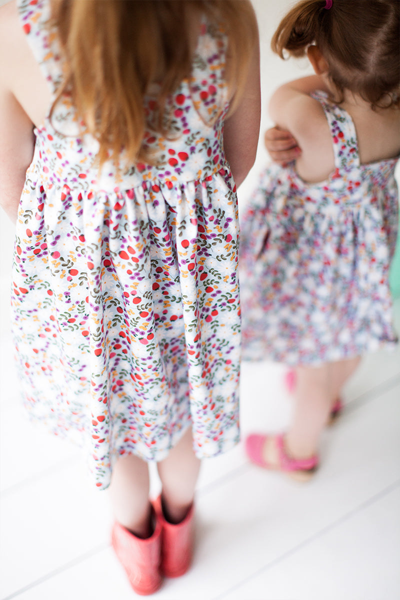 Jumper dress in Midsummer floral